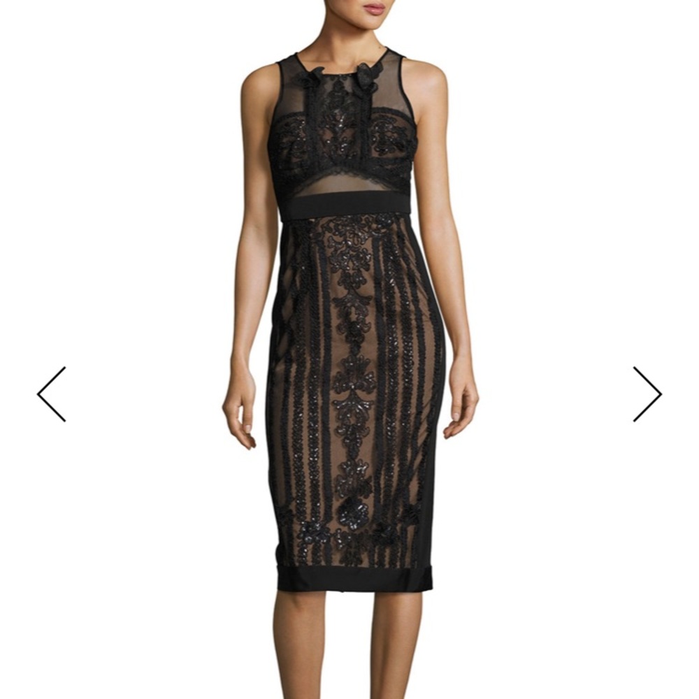 Marchesa Notte Cocktail Dress